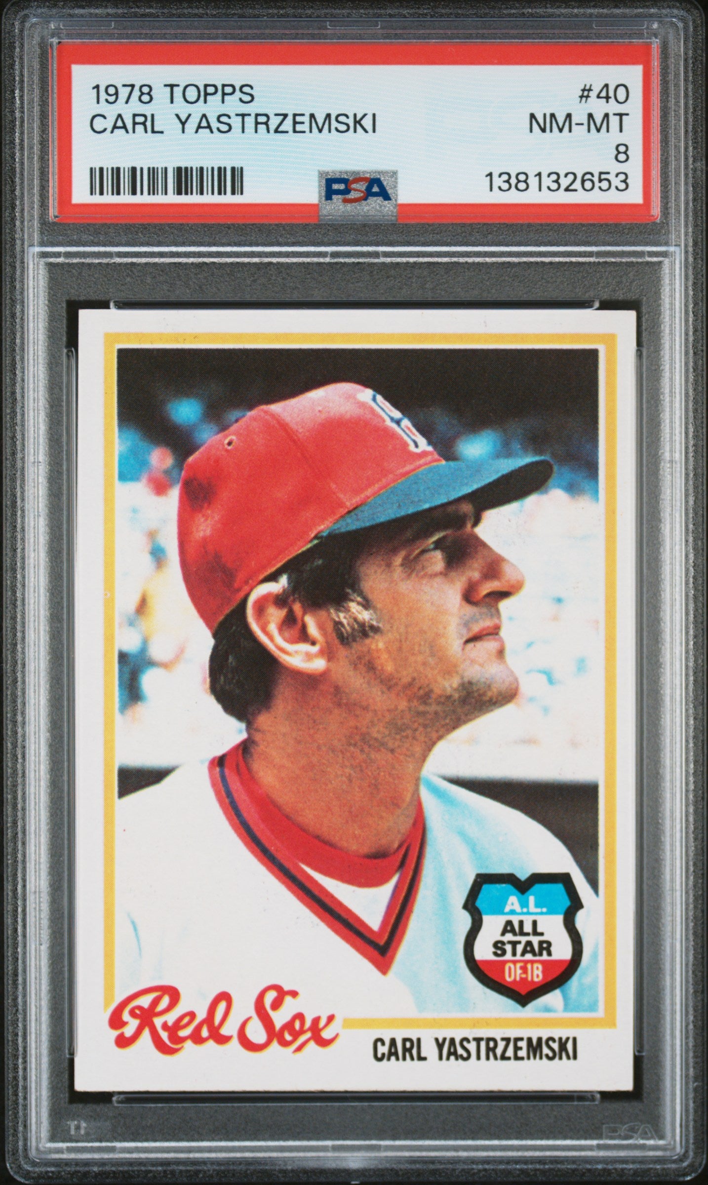 1978 Topps 40 Carl Yastrzemski  PSA 8