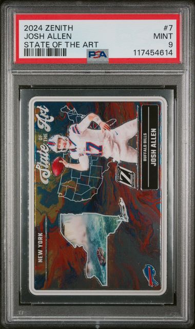 2024 Panini Zenith State of the Art #7 Josh Allen! Graded PSA 9