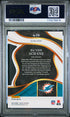 2023 Panini Select 274 De'Von Achane Die-Cut Red & Yellow Prizm PSA 10