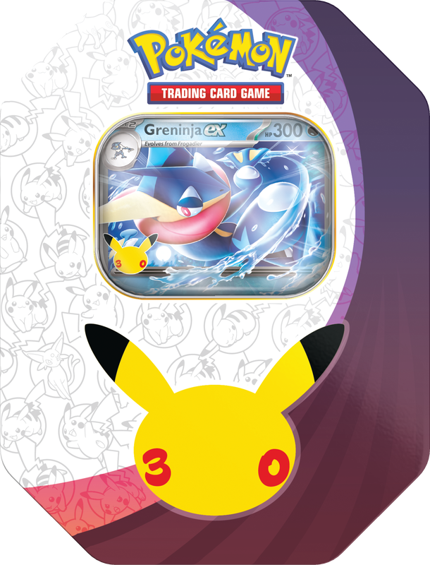 Pokemon 30th Celebration ex Tin