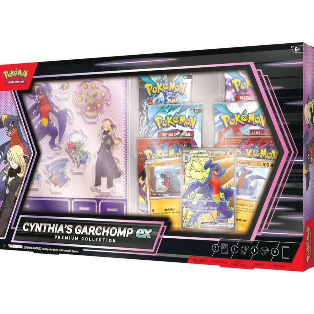 Pokemon TCG: Cynthia’s Garchomp Ex Premium Collection Box
