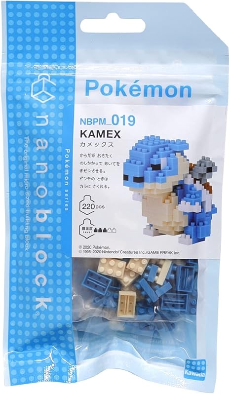 Pokemon Blastoise Nanoblock Building Toy