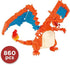 Pokemon Charizard Deluxe Nanoblock Building Toy
