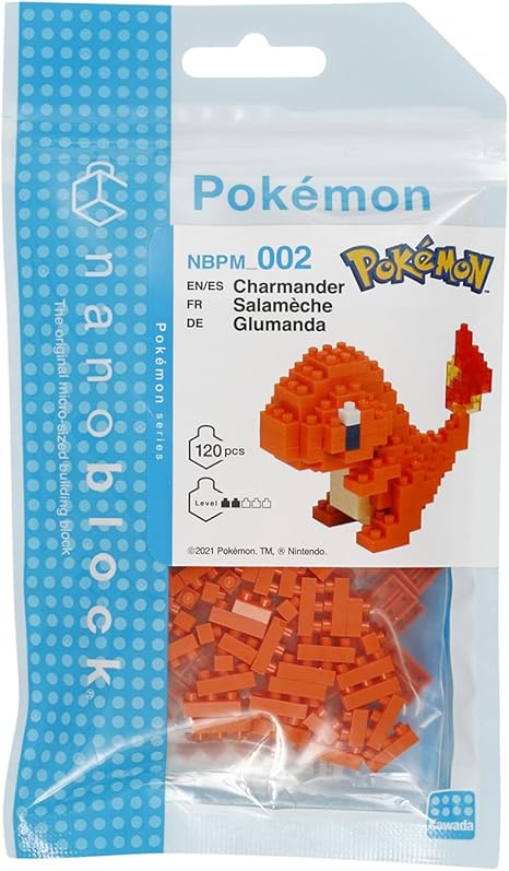 Pokemon Charmander Nanoblock Building Toy