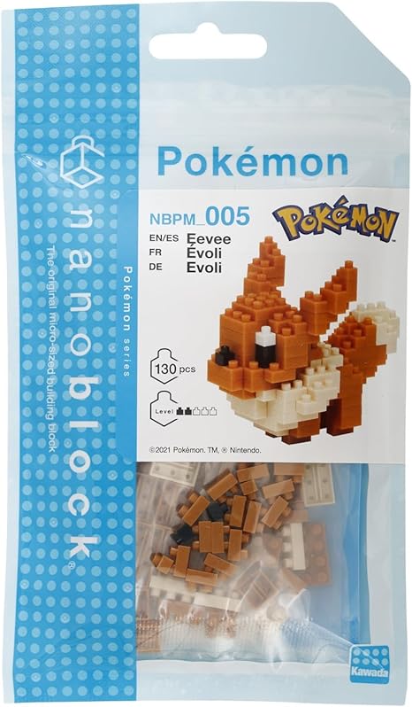 Pokemon Eevee Nanoblock Building Toy