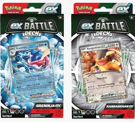 Pokemon Kangaskhan ex Greninja ex Battle Deck Box