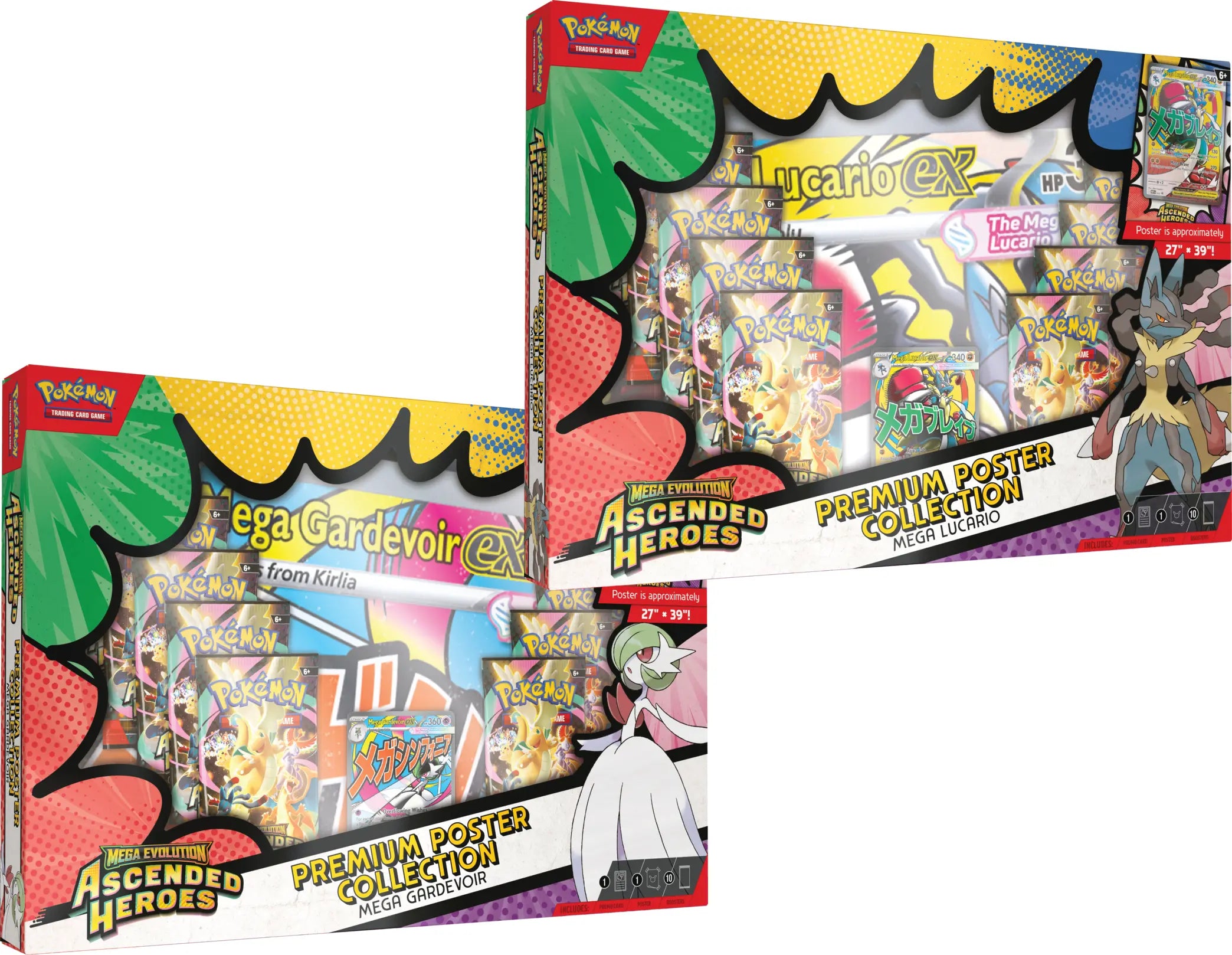 Pokemon Mega Evolution Ascended Heroes Premium Poster Collection