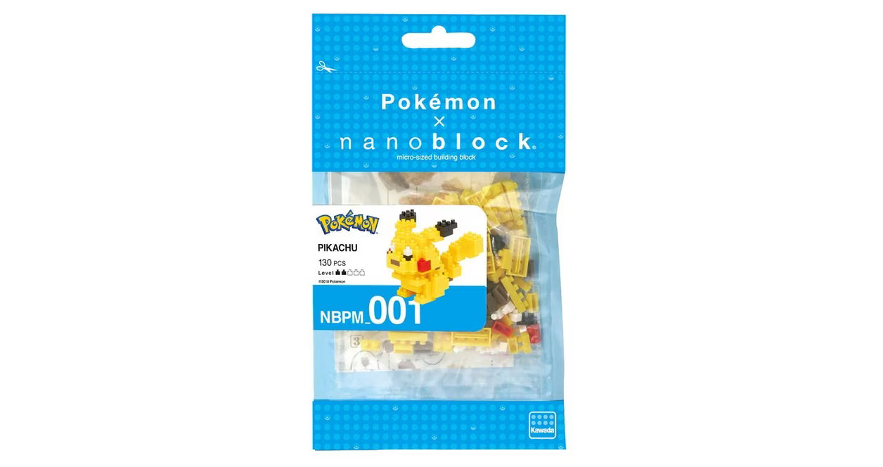 Pokemon Pikachu Nanoblock Building Toy