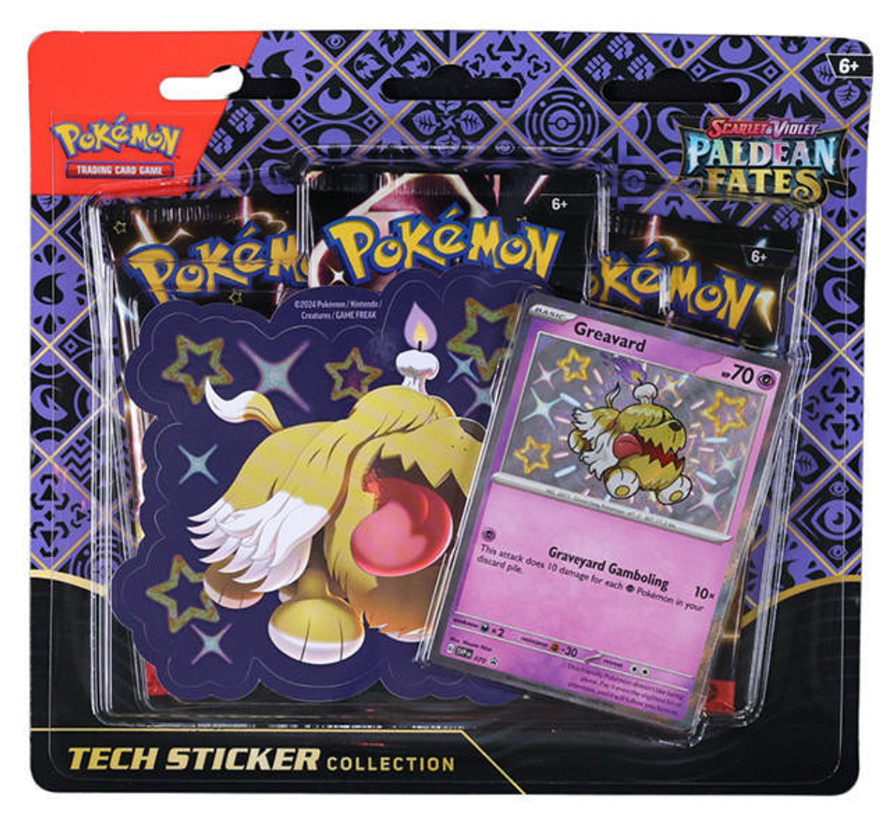 Pokemon Paldean Fates Tech Sticker Collection