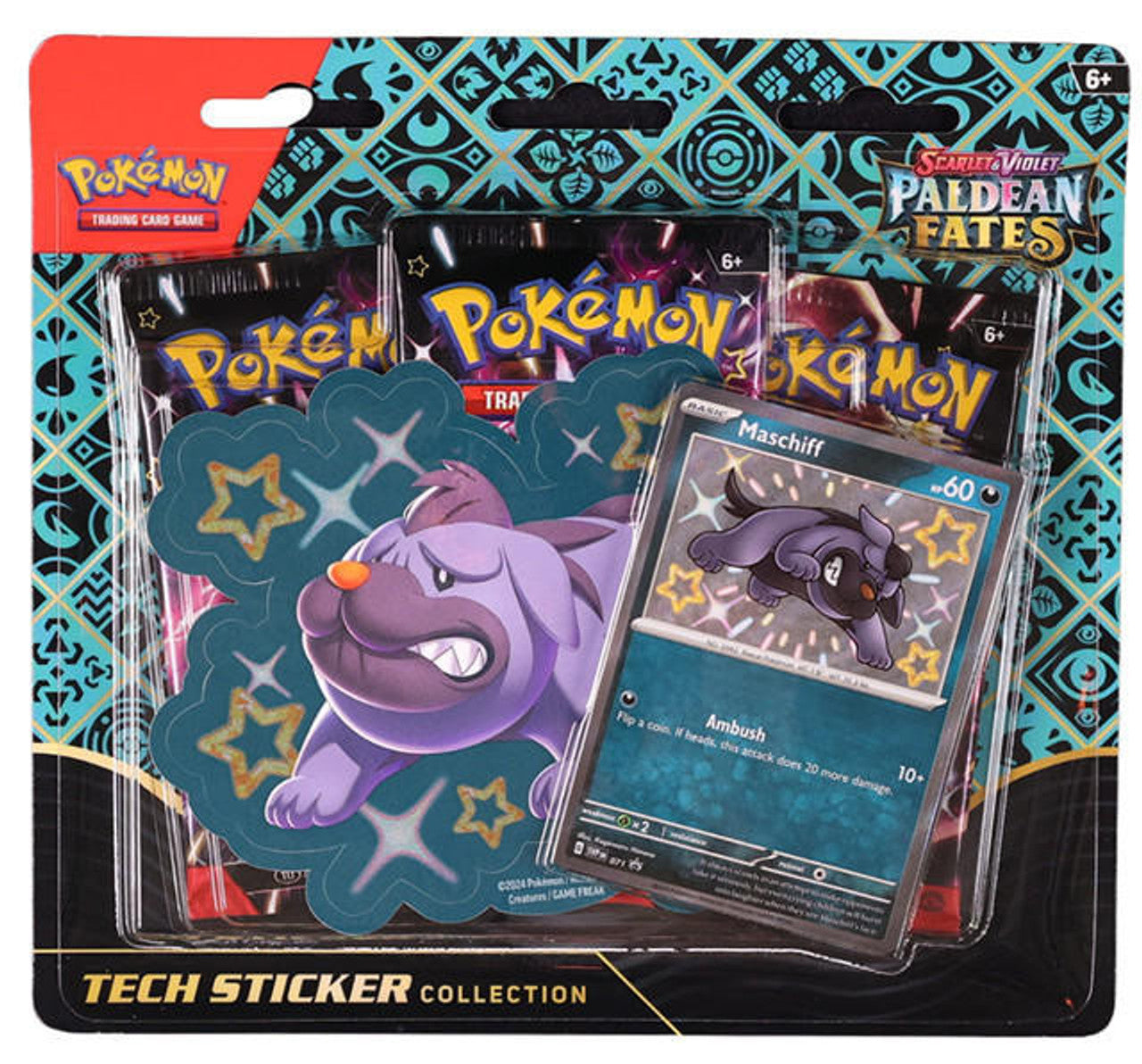 Pokemon Paldean Fates Tech Sticker Collection
