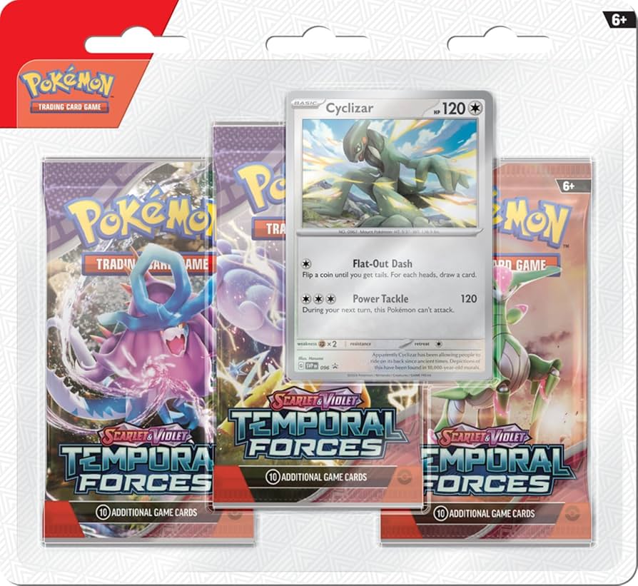 Pokemon Temporal Forces 3-Booster Blister Pack