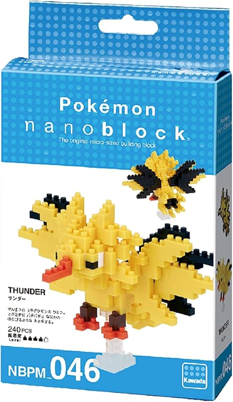 Pokemon Zapdos Nanoblock Building Toy