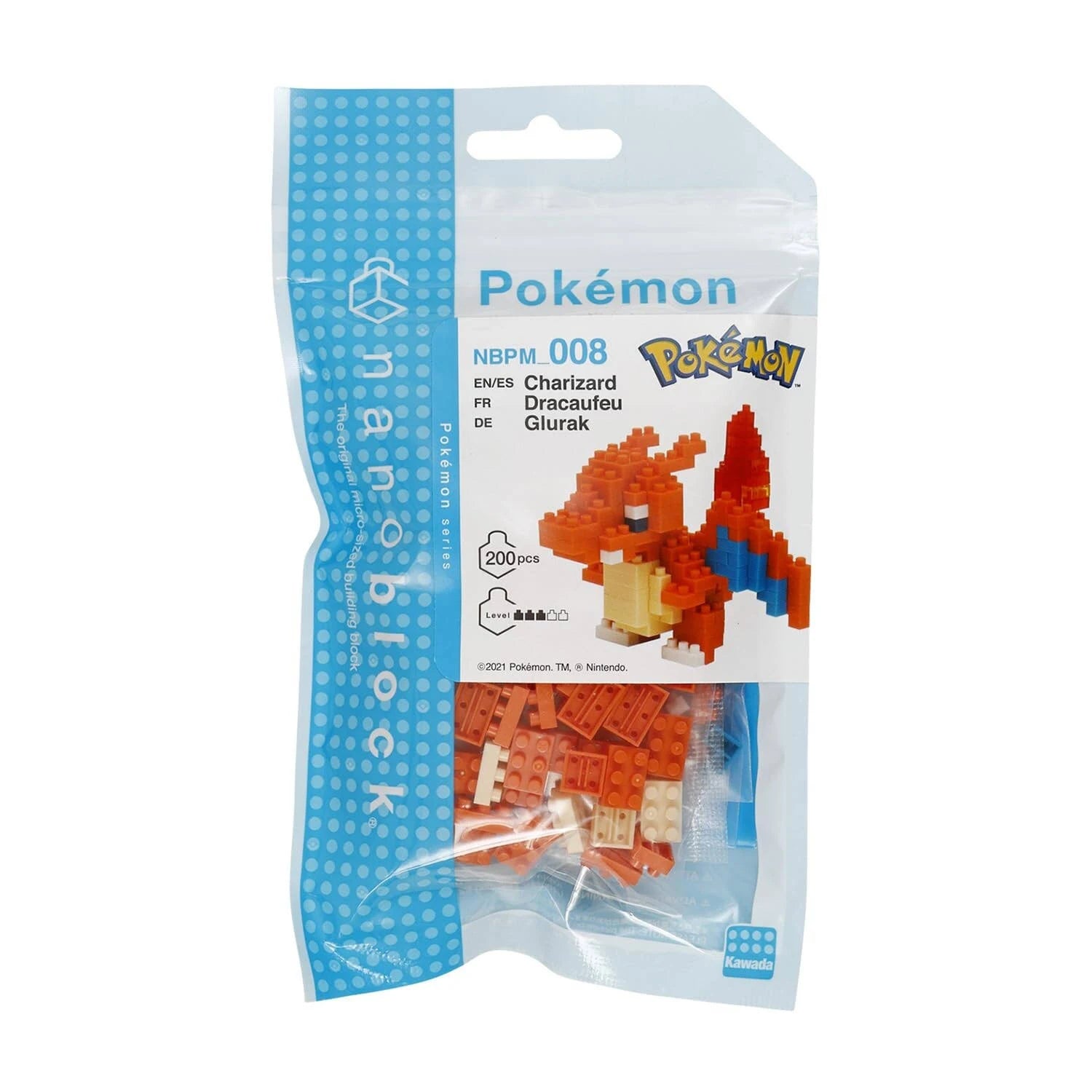 Pokemon Charizard Nanoblock Building Toy