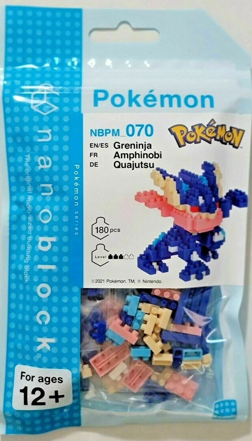 Pokemon Greninja Nanoblock Building Toy