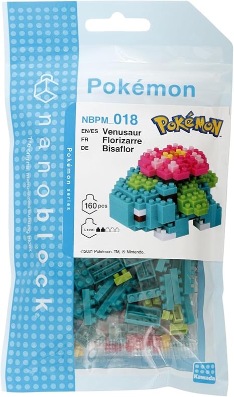 Pokemon Venusaur Nanoblock Building Toy