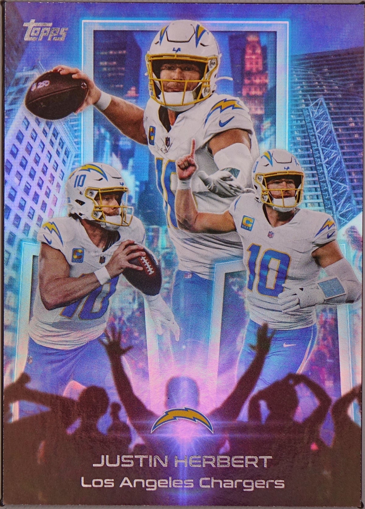 2026 Topps Justin Herbert Billboard Material SP #BM-28