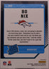 2024 Panini Bo Nix Fire emoji #209