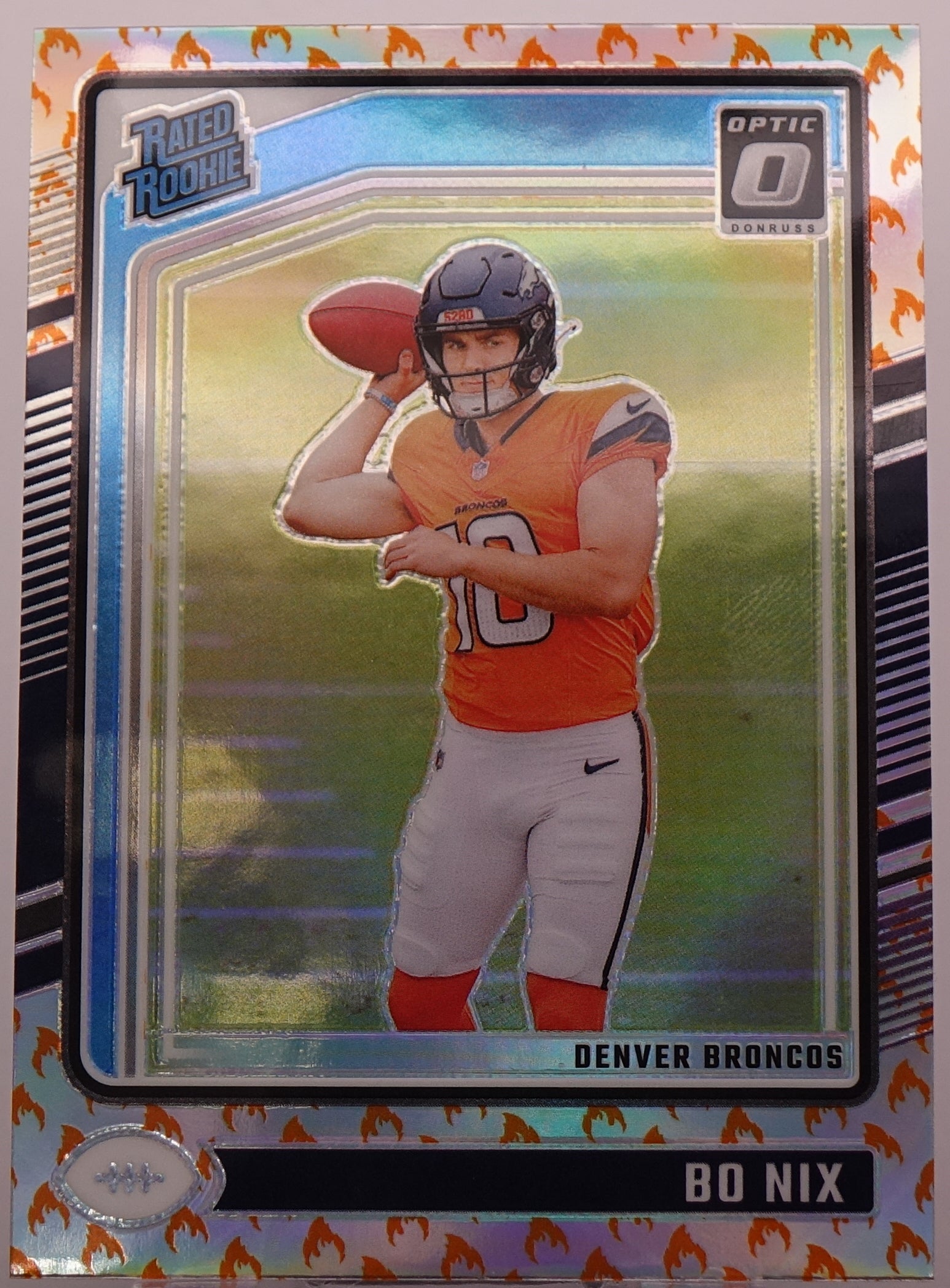 2024 Panini Bo Nix Fire emoji #209