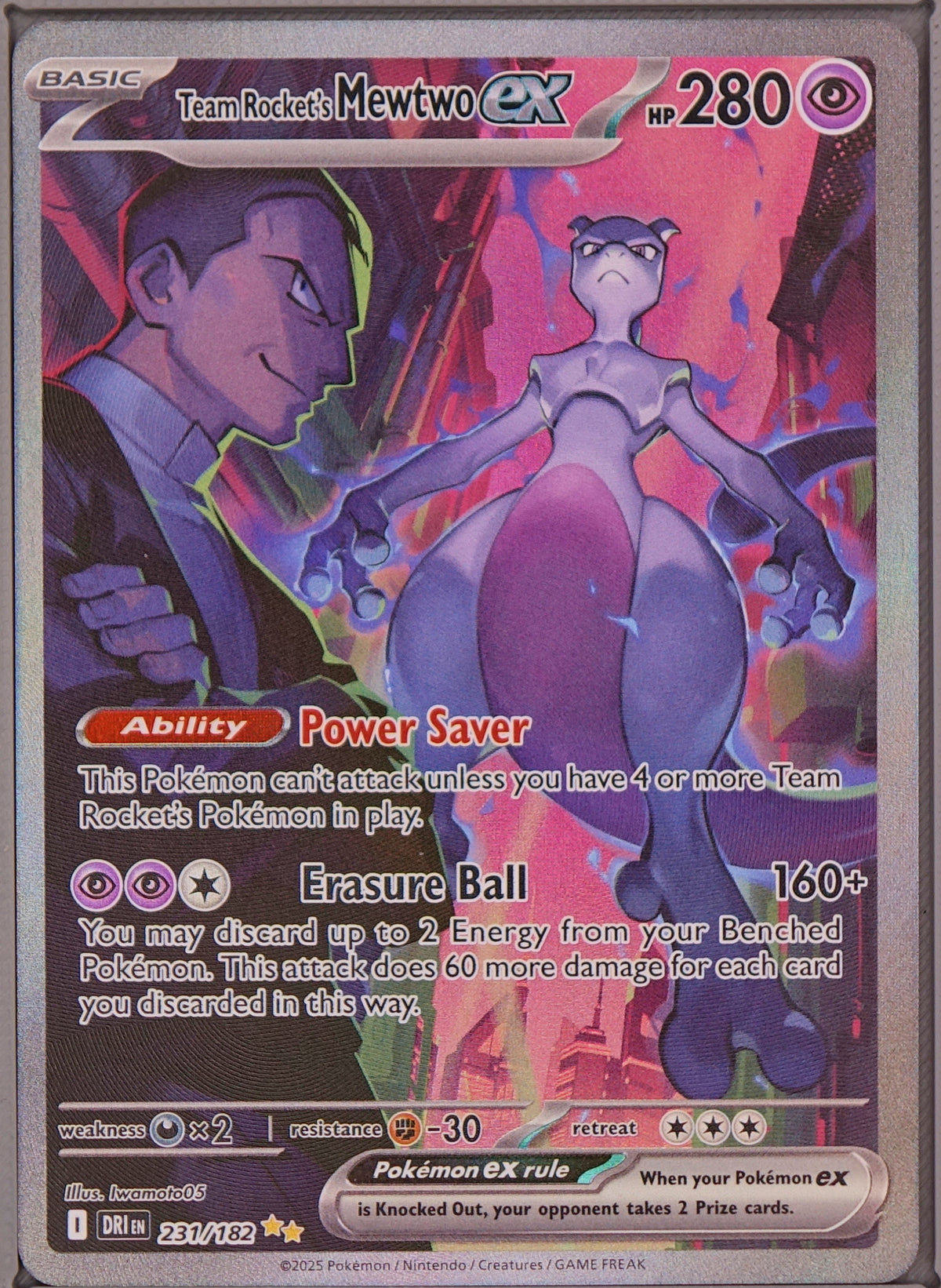 Team Rocket's Mewtwo ex - 231/182