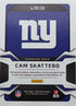 2025 PANINI CERTIFIED FOOTBALL FRESHMAN FABRIC AUTO /499 RC CAM SKATTEBO