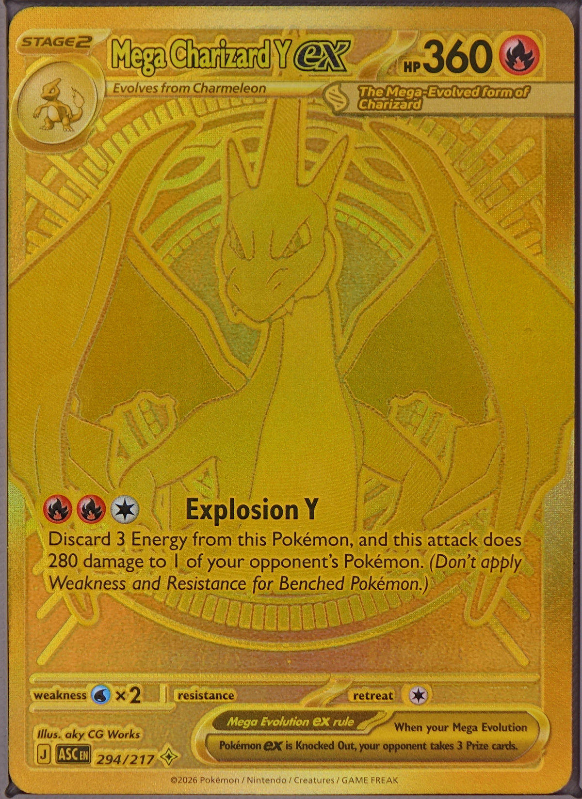 Mega Charizard Y ex - 294/217