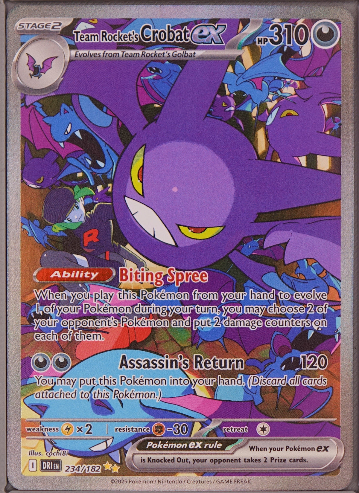 Team Rocket's Crobat ex - 234/182