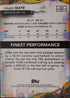 2024 topps Drake Maye finest performance Purple /75