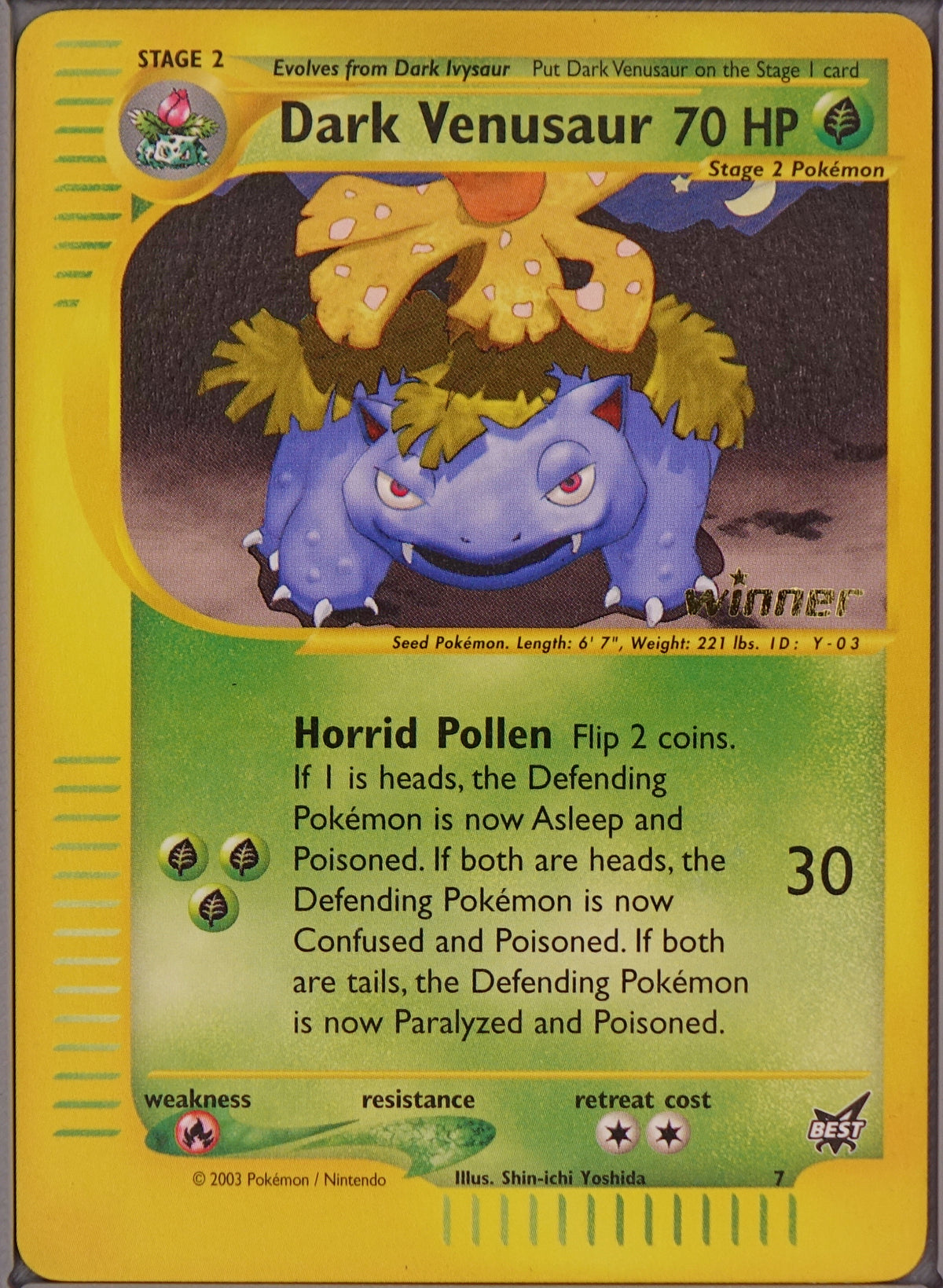 Dark Venusaur - 7 [Winner]