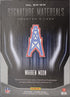 2018 Panini Playbook Warren Moon Signature Patch Auto Autograph #/25