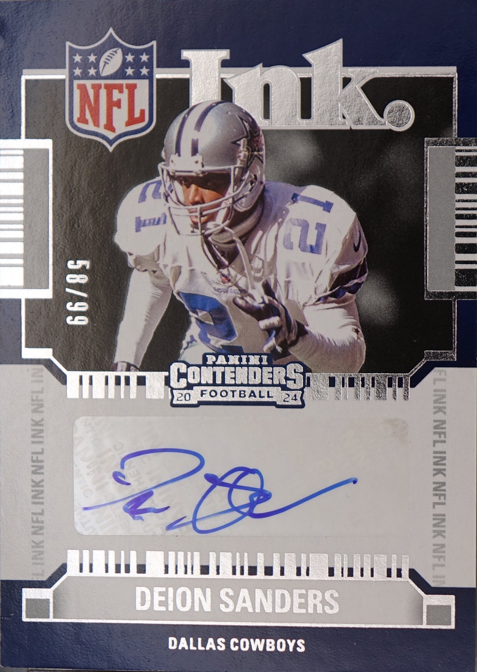 2024 Panini Contenders - Nfl Ink Deion Sanders #INK-DSS /99