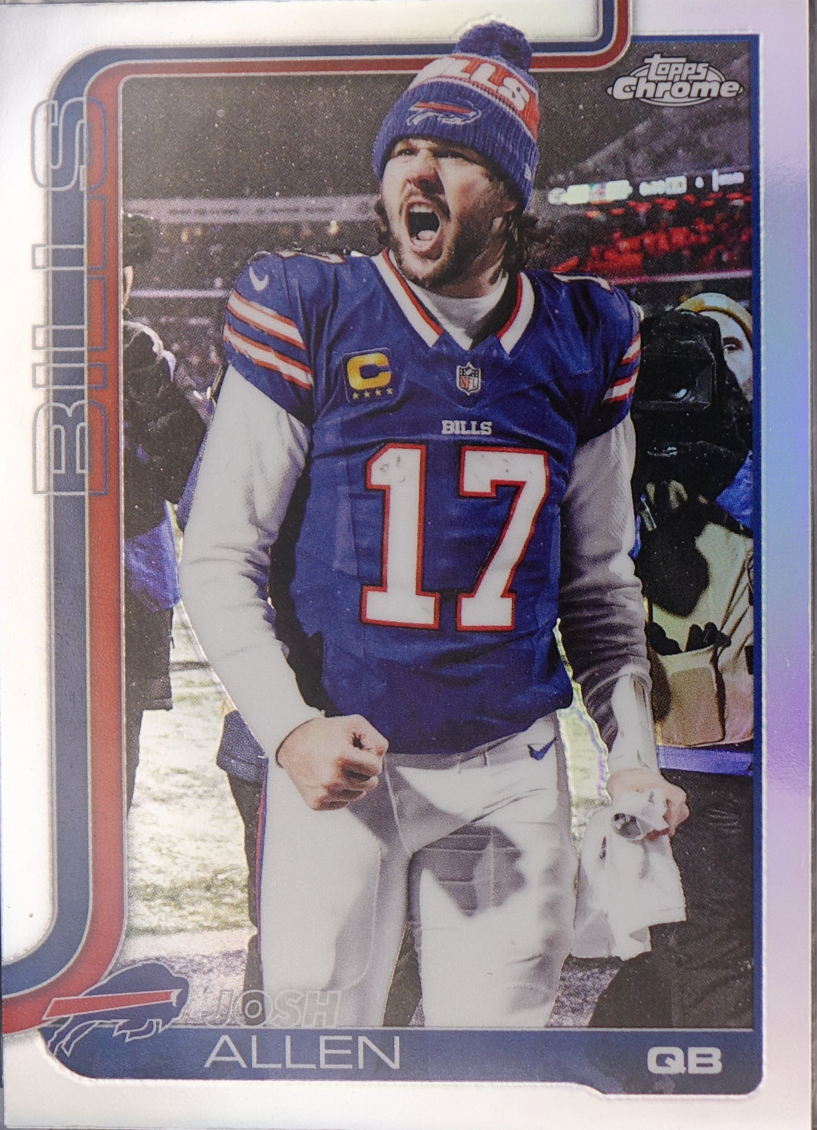 Topps chrome 2025 Josh Allen Bills #34 image variation SSP
