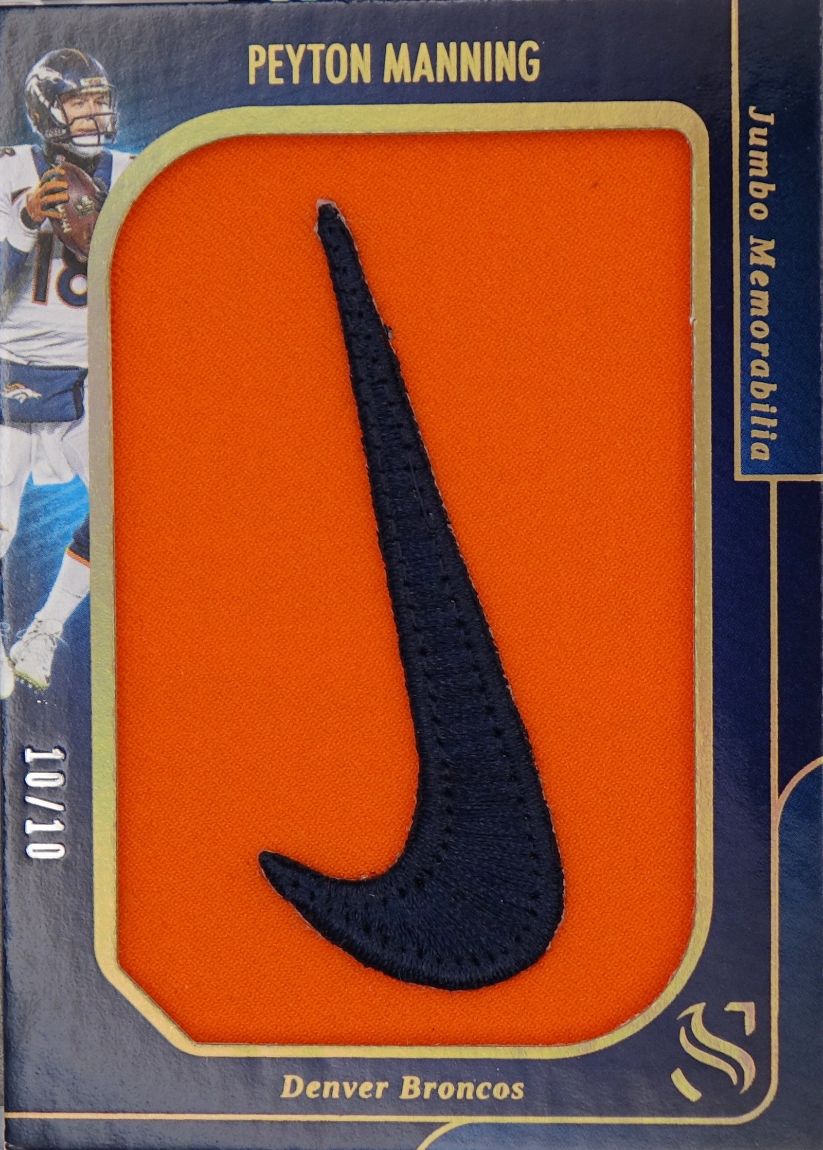 2025 Peyton Manning Panini Silhouette Jumbo Memorabilia /10 #Jm-PMG