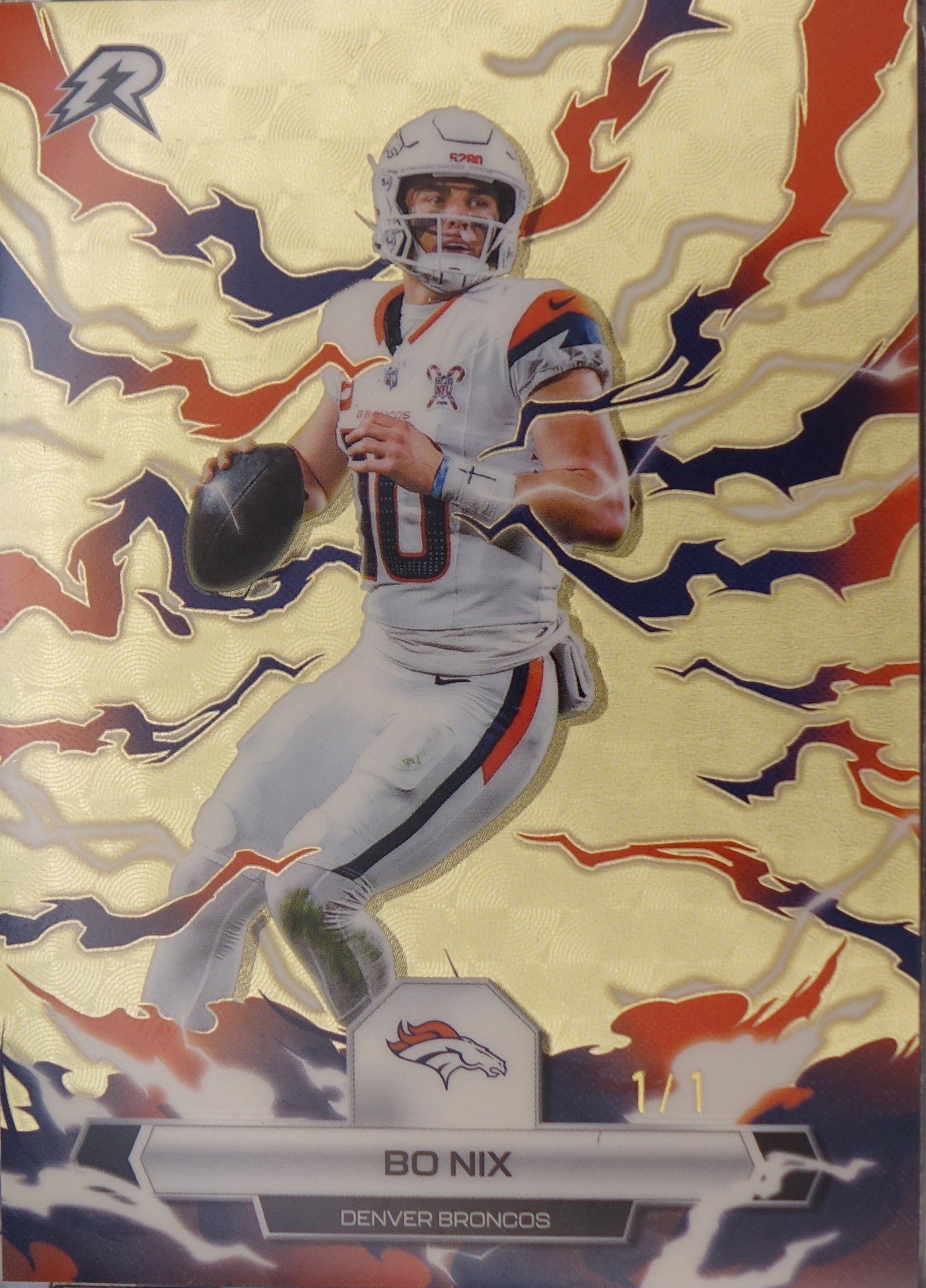 2025 Topps Resurgence Football Bo Nix Superfractor 1/1 #28