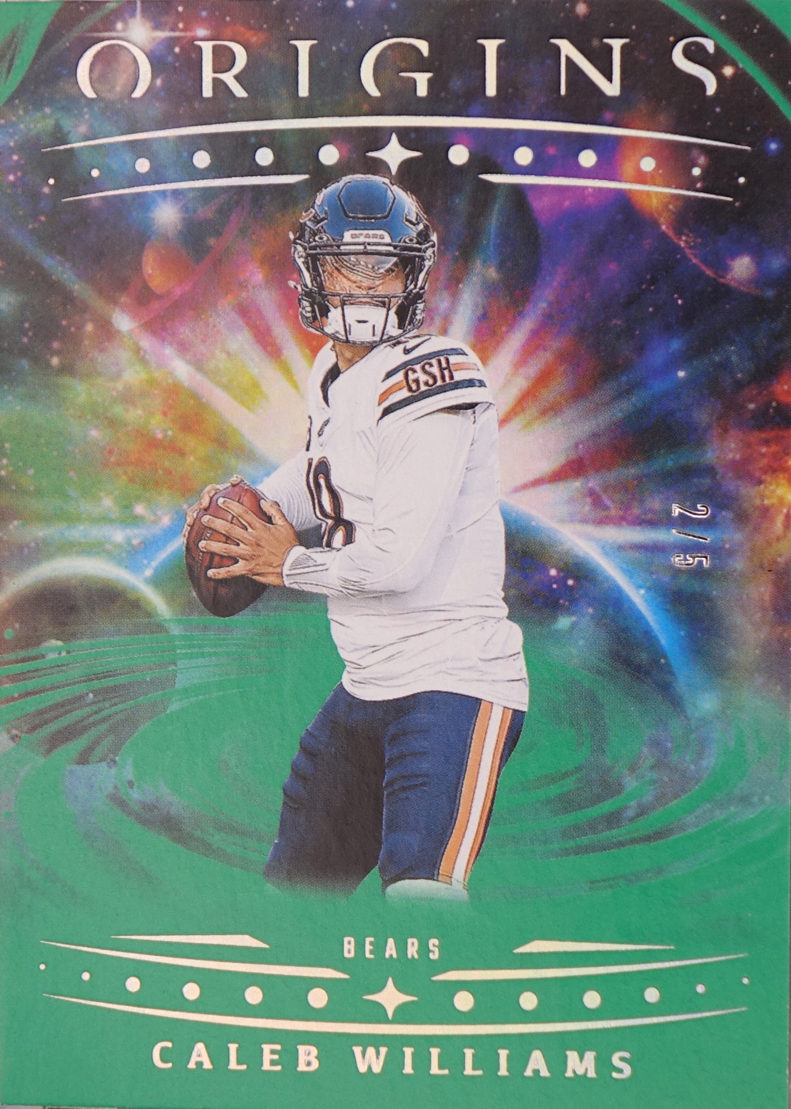 2025 panini Caleb Williams origins /5