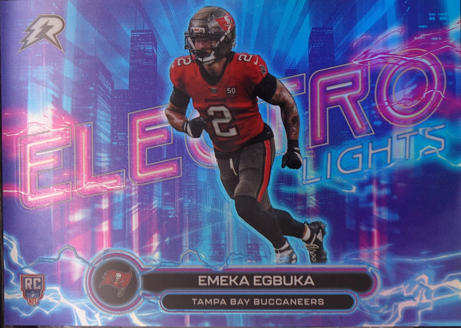 2025 Topps Resurgence Emeka Egbuka Electro Lights RC Case Hit EL-25