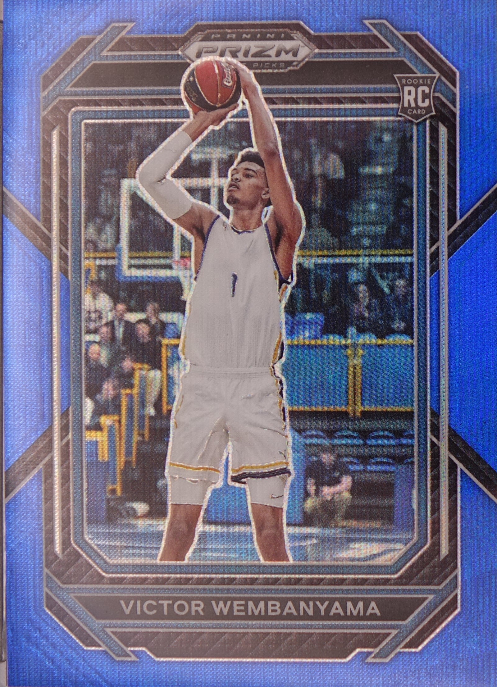 2023 Panini Prizm Draft Picks - Victor Wembanyama #2 Blue Wave Prizm /249