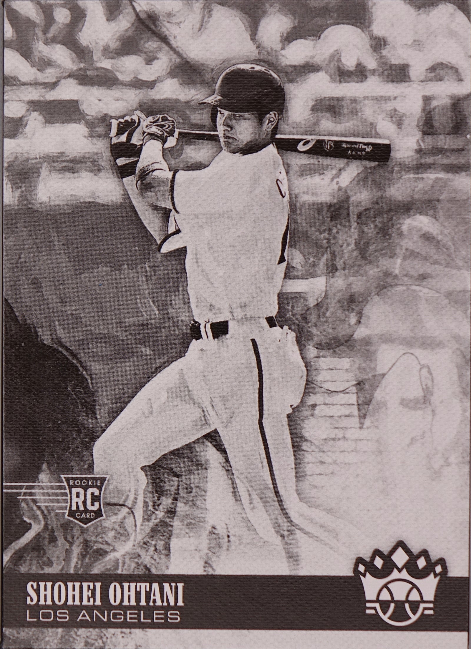 2018 Panini Diamond Kings - Black & White Variation Shohei Ohtani #76 (RC)
