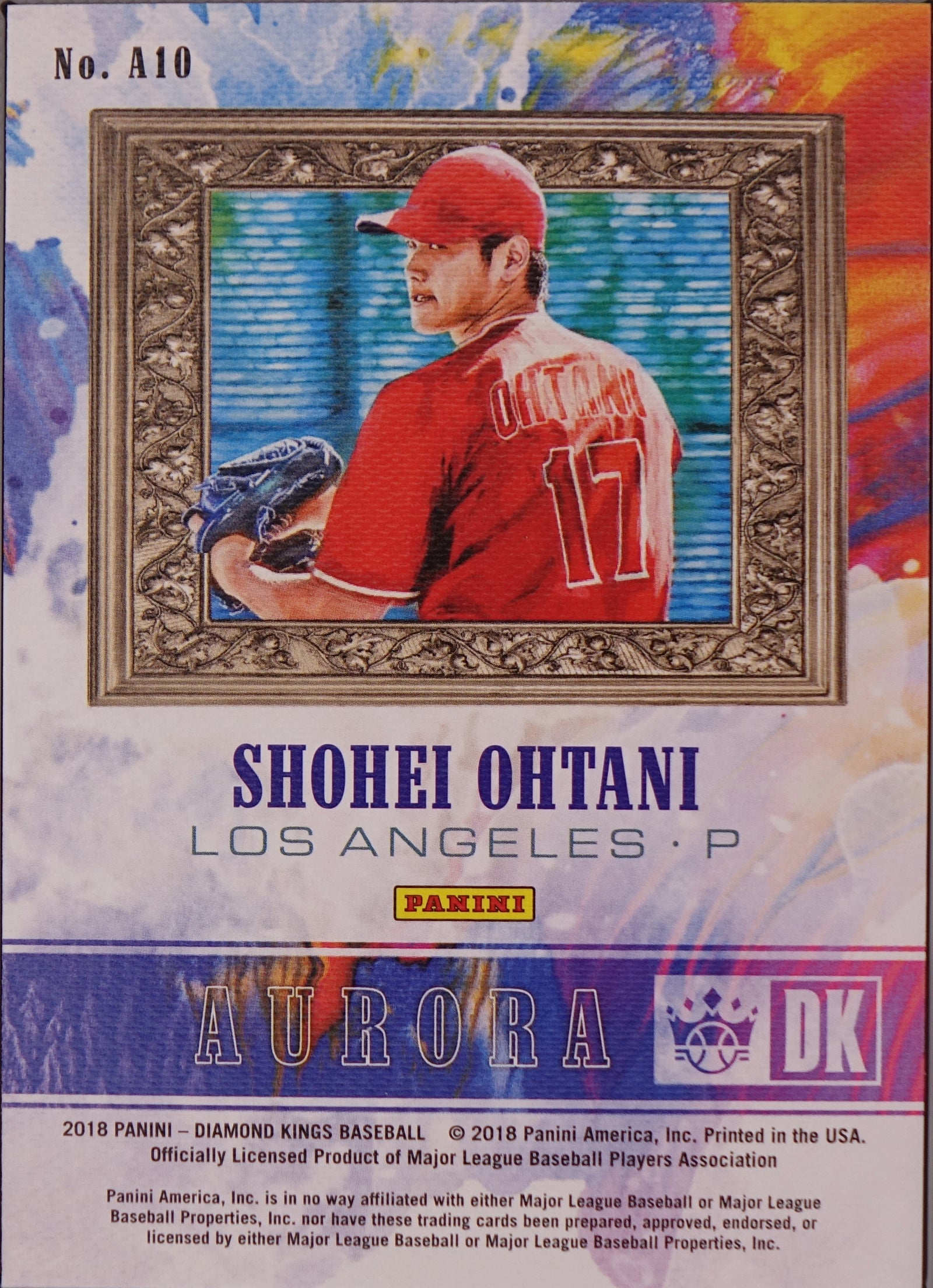 Shohei Ohtani - 2018 Panini Diamond Kings Rookie Aurora #A10