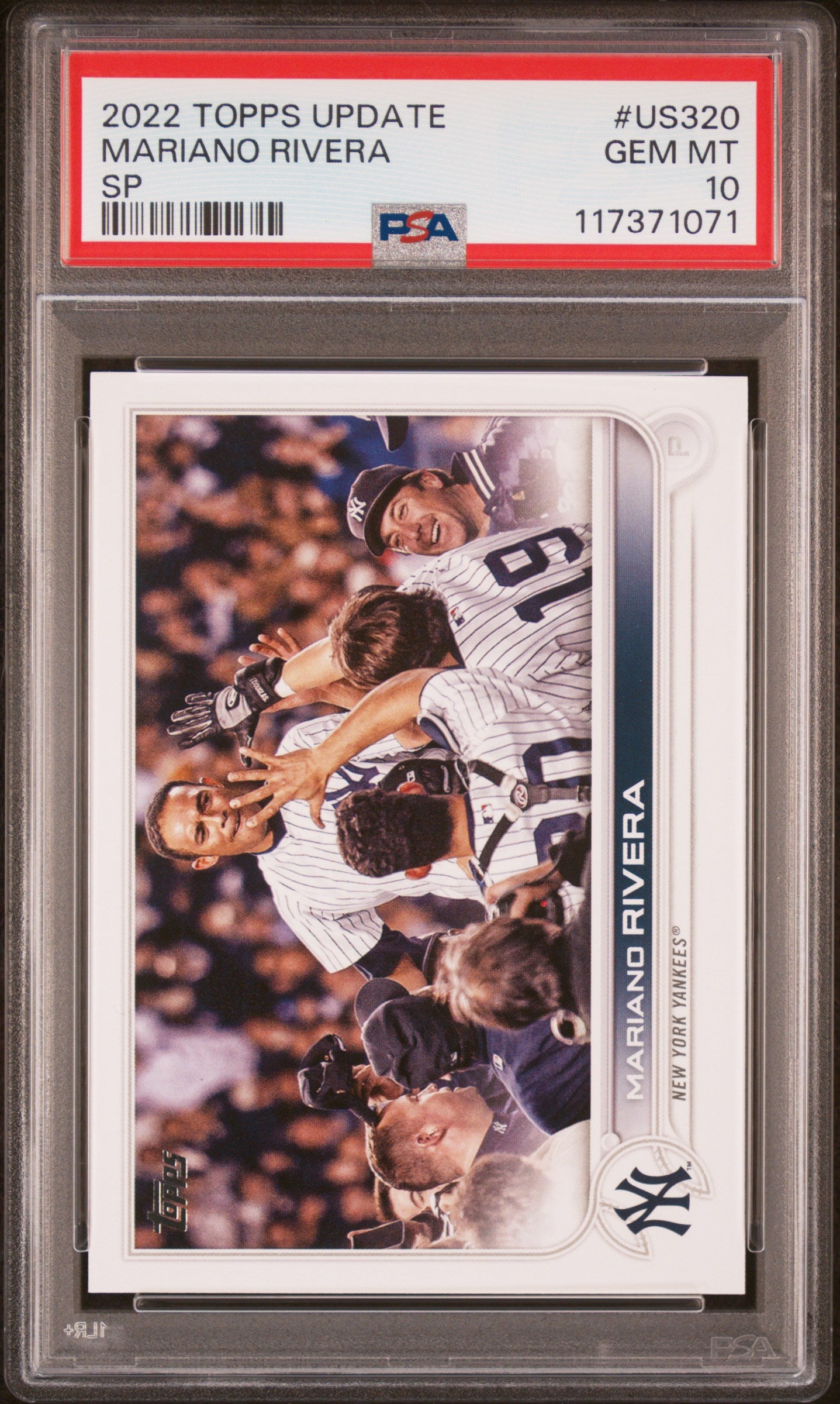 2022 Topps Update Us320 Mariano Rivera Sp PSA 10