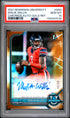2021 BOWMAN UNIVERSITY CHROME PROSPECT AUTOGRAPHS MW MALIK WILLIS GOLD REFRACTOR PSA 10 - front