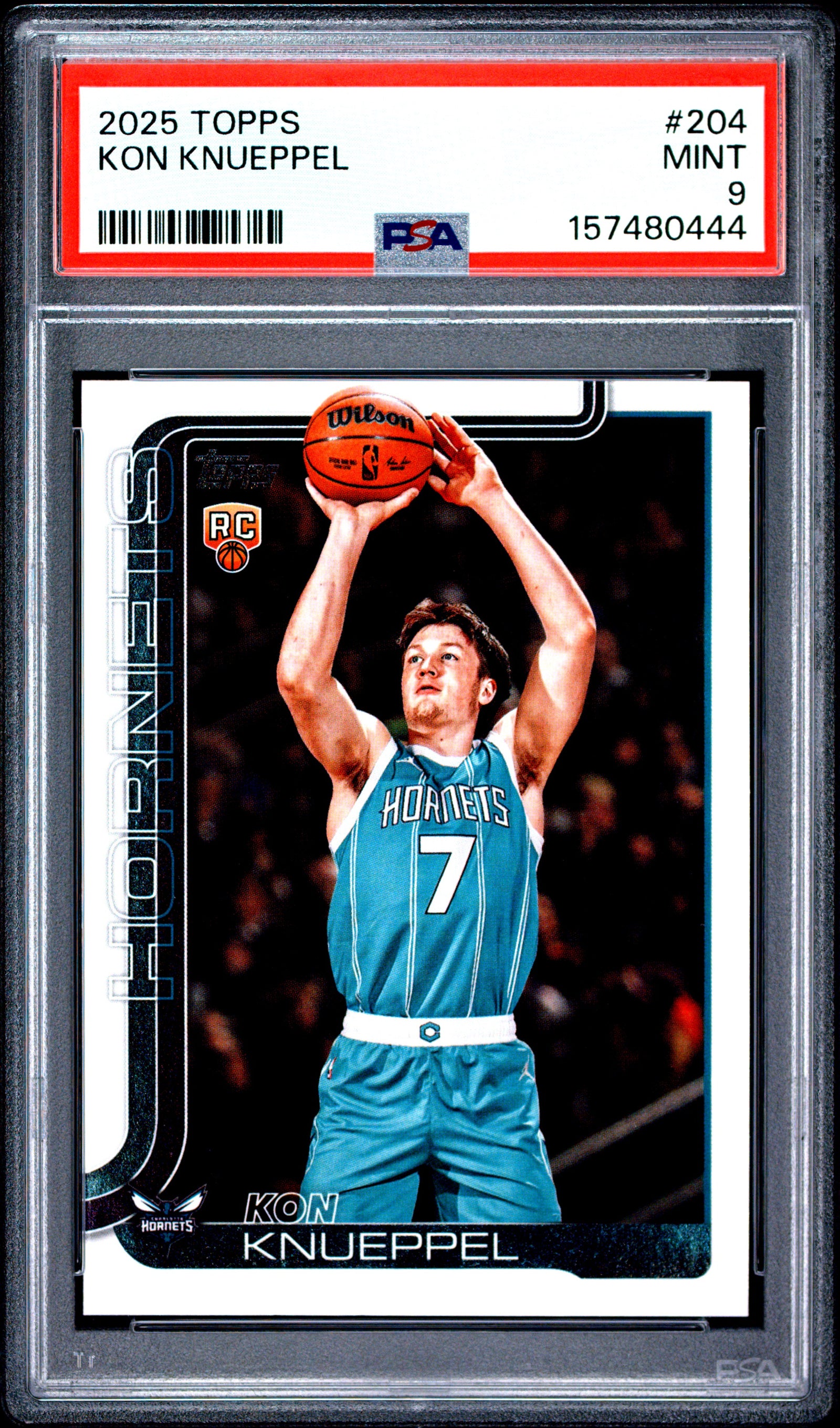 2025 TOPPS 204 KON KNUEPPEL PSA 9 - front