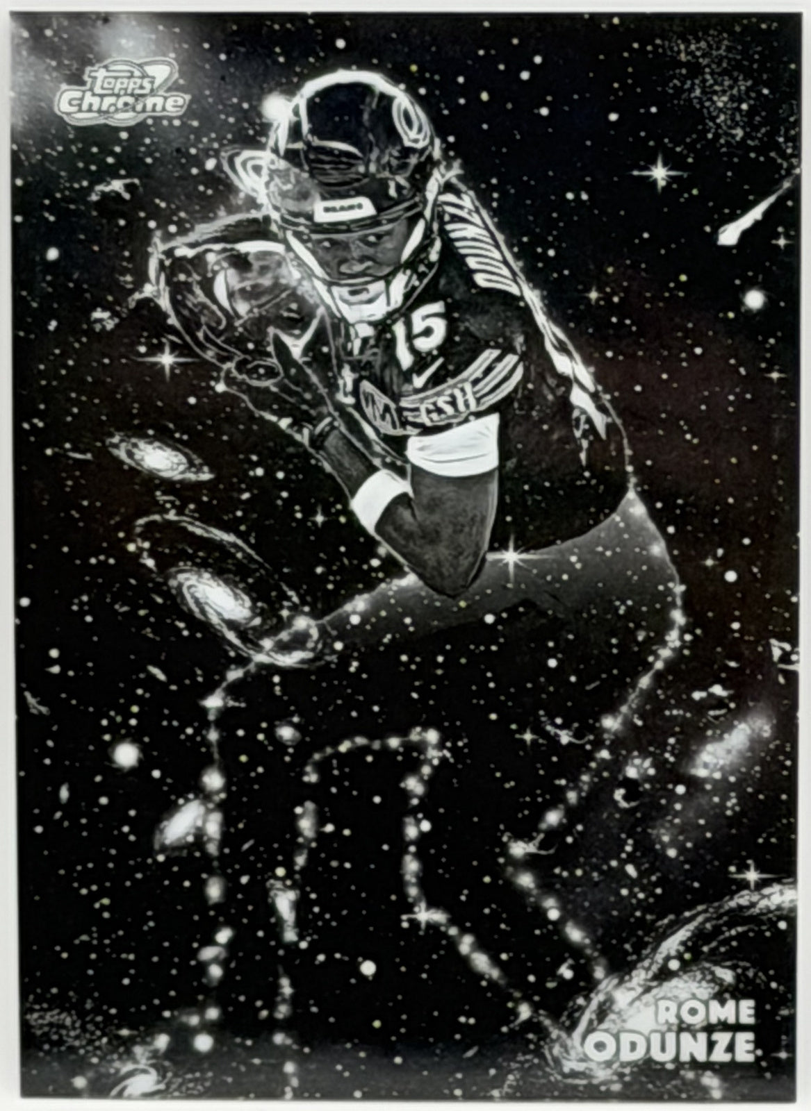 2025 Topps Cosmic Chrome Rome Odunze Constellation SSP
