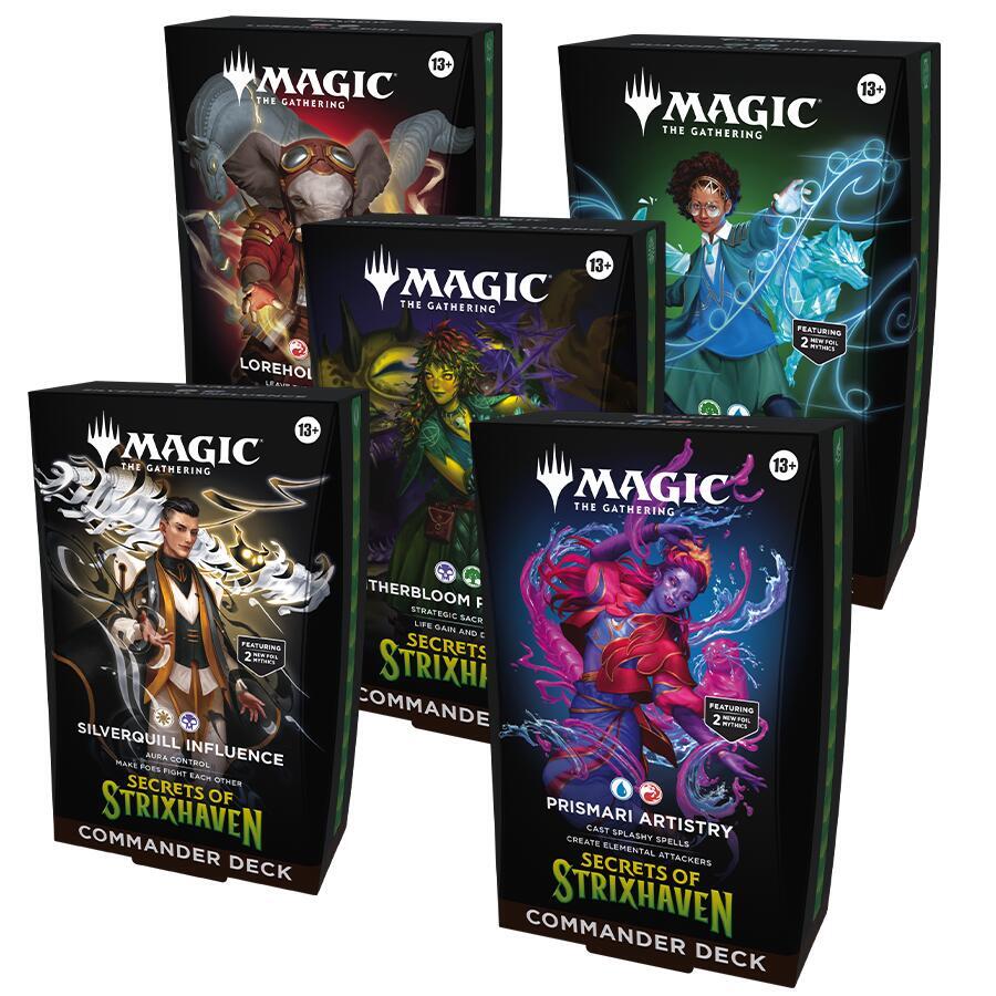 MTG: Secrets of Strixhaven Commander Deck Case (5 Decks)