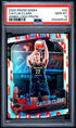 2025 PANINI PRIZM WNBA 22 CAITLIN CLARK WNBA LOGO PRIZM PSA 10 - front