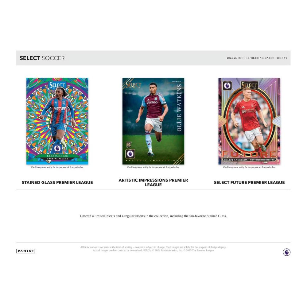2024-25 Panini Select English Premier League Soccer Hobby