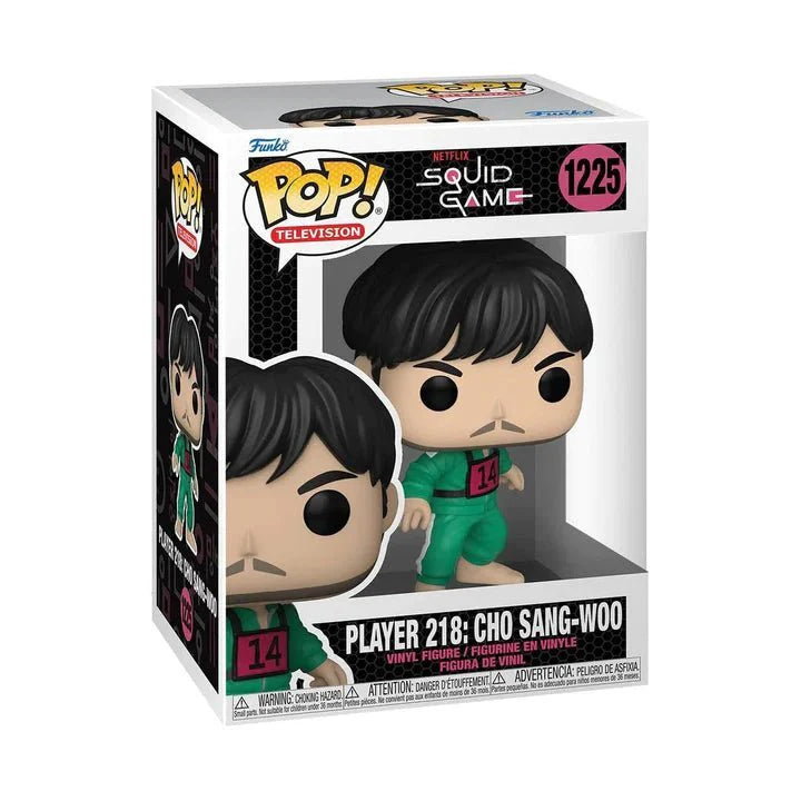 Funko Pop! Squid Game Pop Player 218: Cho Sang-Woo