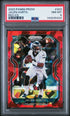 2020 Panini Prizm 343 Jalen Hurts Red Ice PSA 8