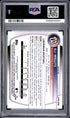 2025 BOWMAN DRAFT CHROME PROSPECT AUTOGRAPHS CPA-EW ELI WILLITS REFRACTOR PSA 8 - back