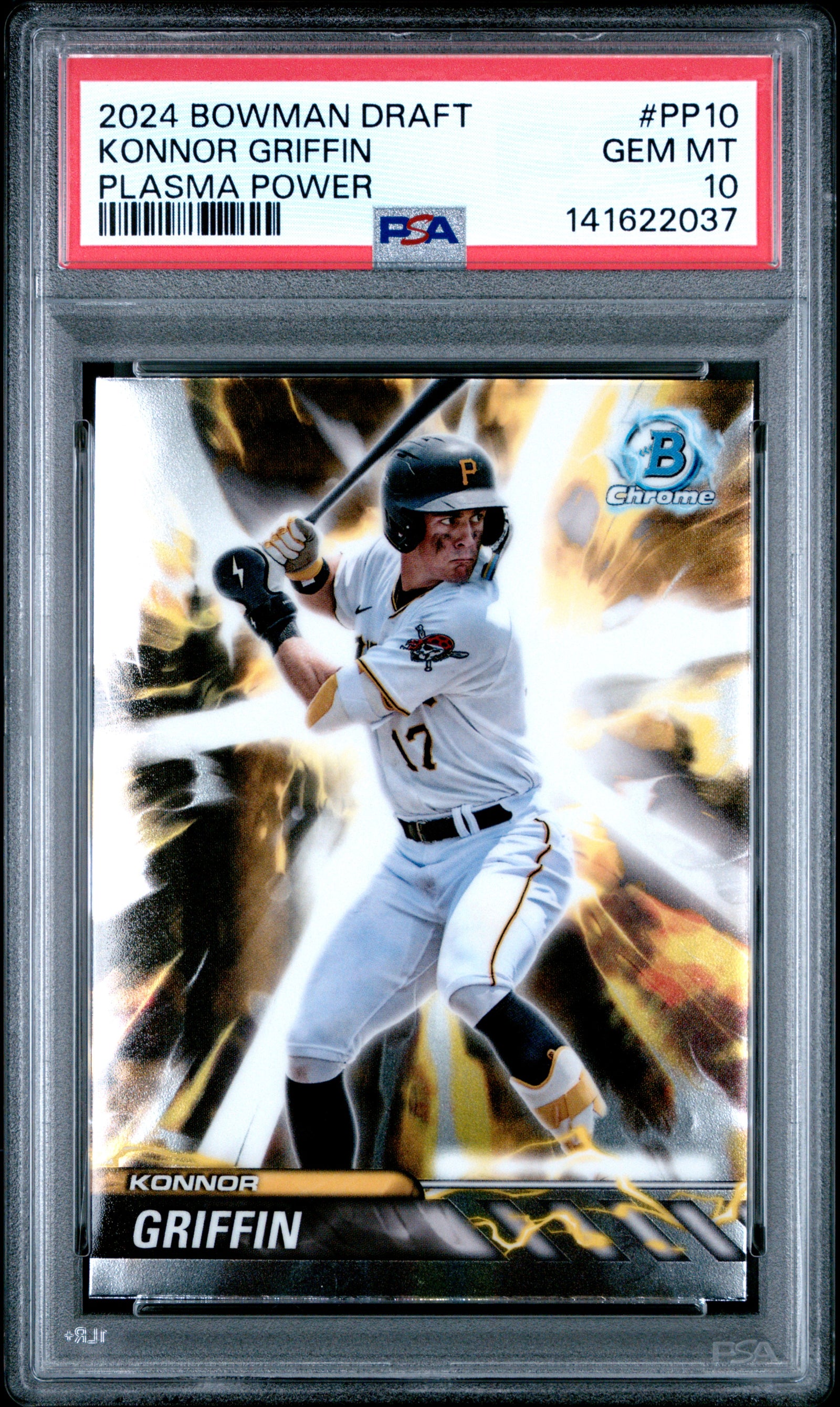 2024 Bowman Draft Plasma Power Pp10 Konnor Griffin PSA 10