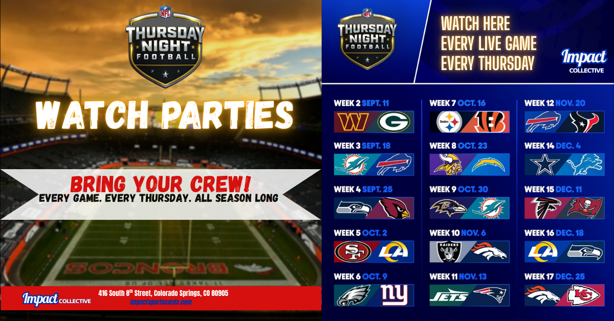 Thursday Night Football.... All Season Long.....